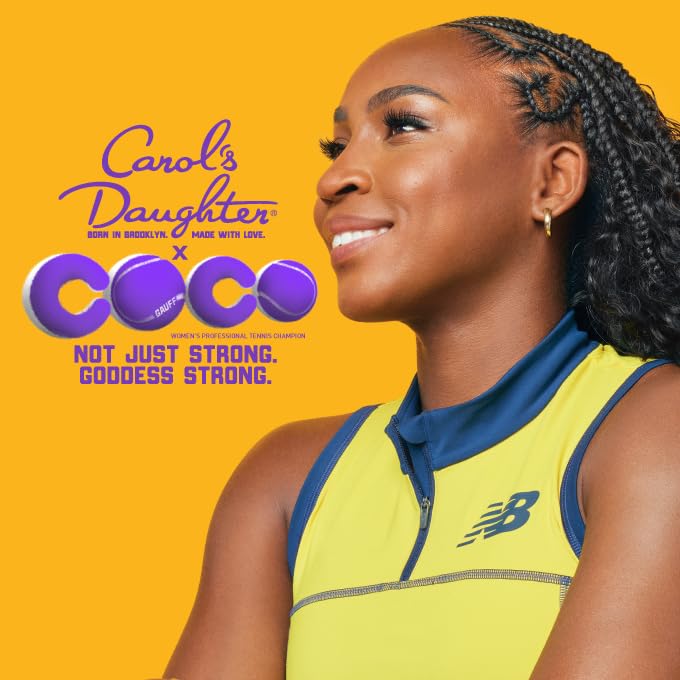 Carol's Daughter Goddess Strength Ultra Shield Pre Poo Hair Treatment for Waves, Coils and Curls, Protective Hair Detangler with Castor Oil, 10.2 Fl Oz