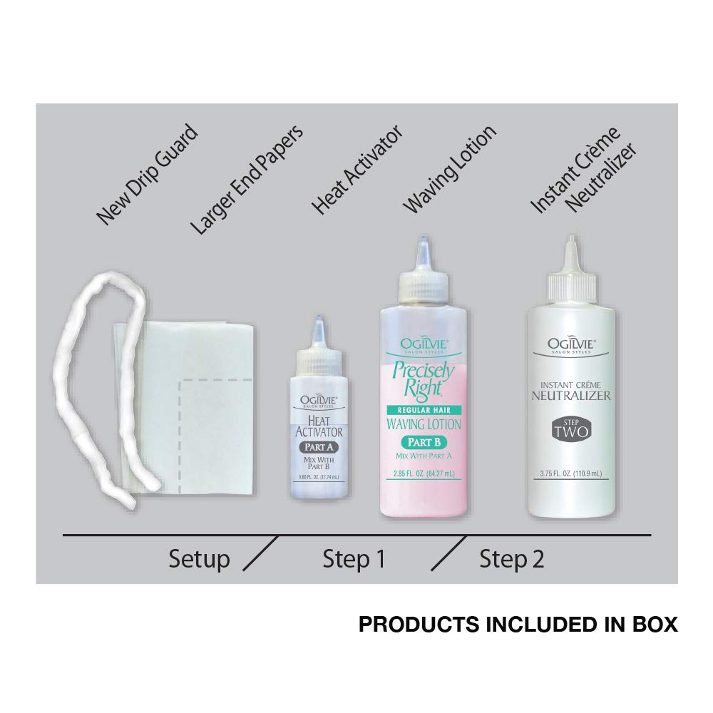 Ogilvie Salon Styles Home Perm The Original - For Color Treated, Thin, or Delicate Hair - 1 Application