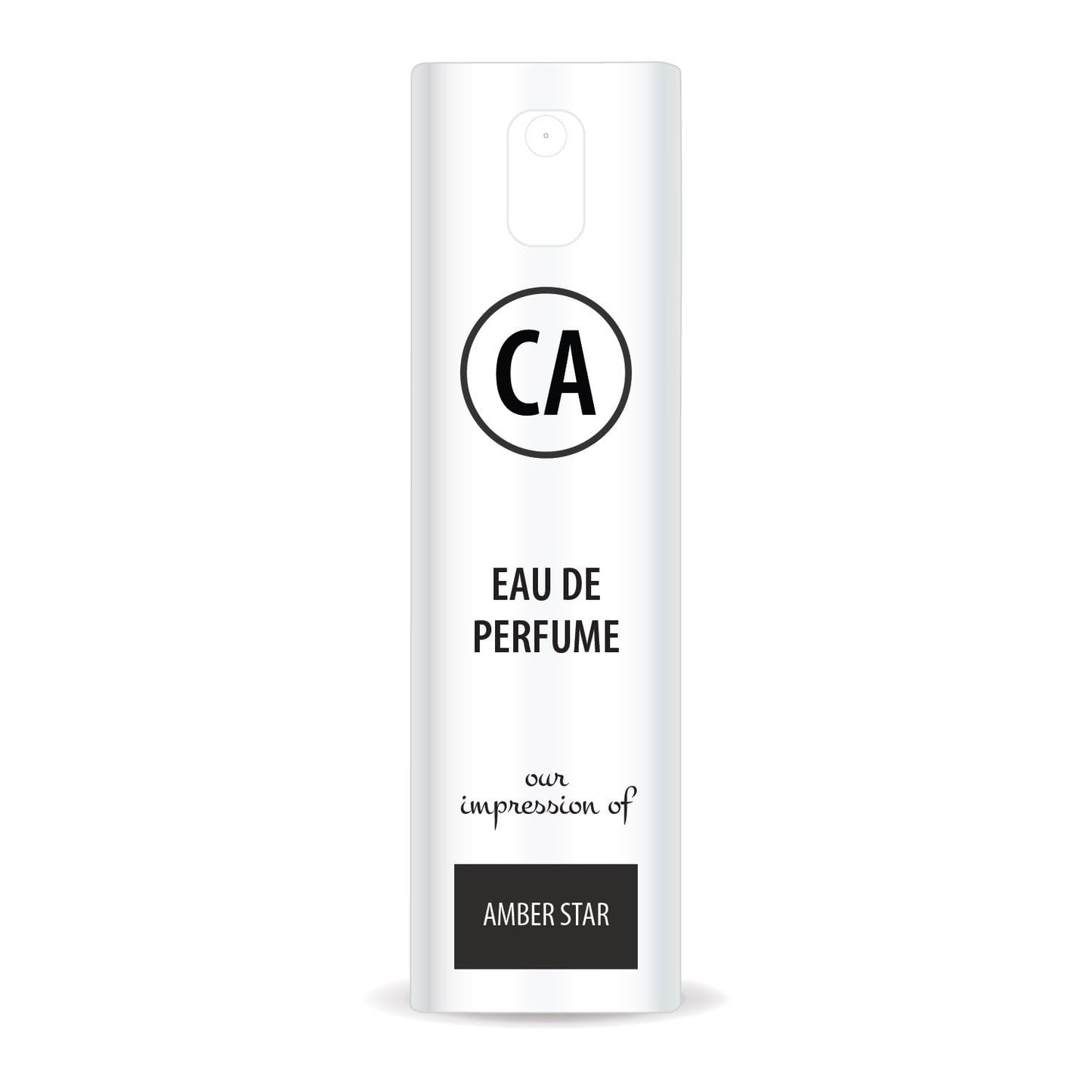 CA Perfume Impression of Amber Star Unisex Eau De Parfum Amber Woody Scent Long Lasting Unisex Fragrance Travel Size TSA Ready for Day and Night Wear 0.33 Fl Oz 10ml