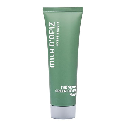 Mila d'Opiz The Vegan Green Caviar Revived Hydration Face Mask - Face Moisturizer Mask with Aloe Vera - Anti Aging Facial Mask for Elasticity - 1.7 oz