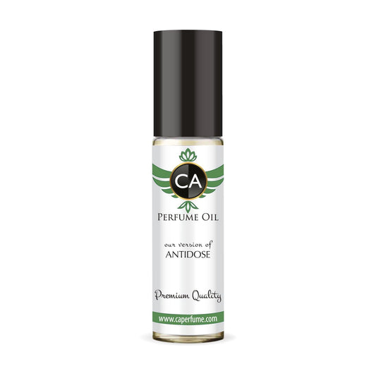 CA Perfume Impression of Antidose for Men Perfume Oil Amber Woody Scent Long Lasting Cologne for Men Travel Size TSA Ready Mini Parfum Body Oil Roll-on 0.33 Fl Oz 10ml