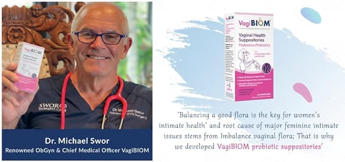 Biom Vaginal Probiotic Suppository: Natural Vaginal (5 Count)