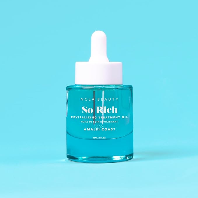 NCLA - So Rich Revitalizing Treatment Oil | Nutrient-Rich, Hydrating, Calming, Moisturizing | Multi-Purpose, Safe for Daily Use (Amalfi Coast) 30 mL / 1 fl oz