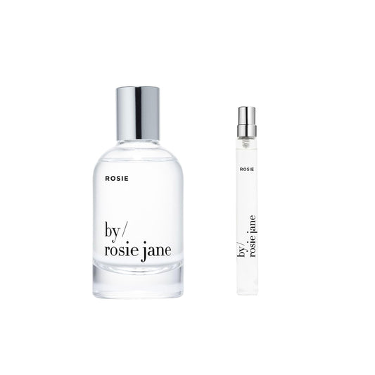 By Rosie Jane Rosie Home & Away Bundle – Rosie Eau De Parfum 50ml + Travel Spray 10ml – A Soft, Clean Fragrance with Nude Musk, Sweet Rose & Vanilla