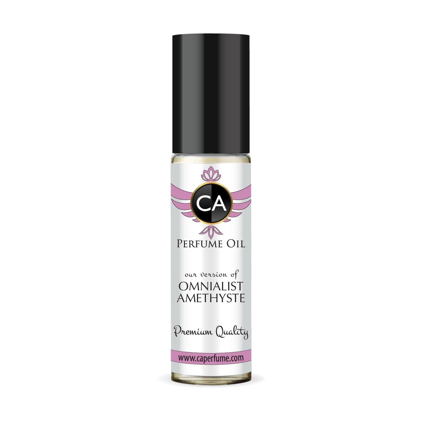 CA Perfume Impression of Omnialist Amethyste for Women Eau De Parfum Floral Woody Musk Scent Long Lasting Perfumes for Women Travel Size TSA Ready for Day and Night Wear 0.33 Fl Oz 10ml