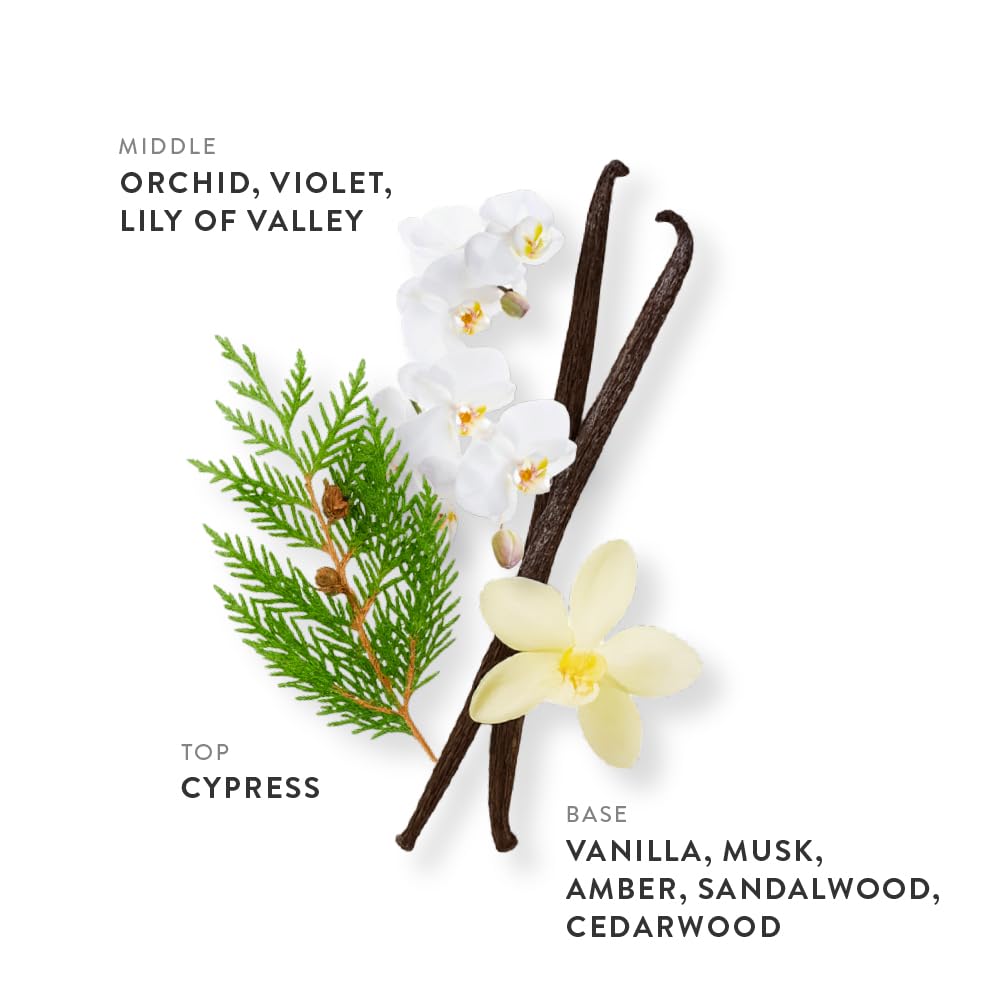 Vanilla & Musk Eau de Parfum 0.34oz, Long Lasting Perfume Inspired by Phlr Vanilla Skin, Floral Fruity Gourmand Notes With Amber, Sandalwood, Cypress & Orchid, Luxury Fragrance for Women & Men