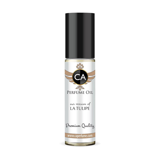 CA Perfume Impression of La Tulipe for Women Eau De Parfum Floral Scent Long Lasting Perfumes for Women Travel Size TSA Ready for Day and Night Wear 0.33 Fl Oz 10ml