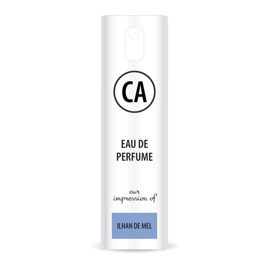 CA Perfume Impression of Ilhan De Mel Unisex Eau De Parfum Floral Scent Long Lasting Unisex Fragrance Travel Size TSA Ready for Day and Night Wear 0.33 Fl Oz 10ml