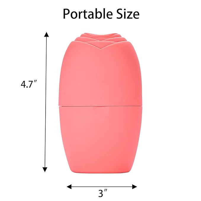 2Pack Ice Face Roller, Silicone Ice Roller for Face to Tighten and Lift Skin, Ice Mold for Face & Eye Puffiness Relief, Reusable Facial Mold for Neck Natural Glow, Skin Care for Women Beauty