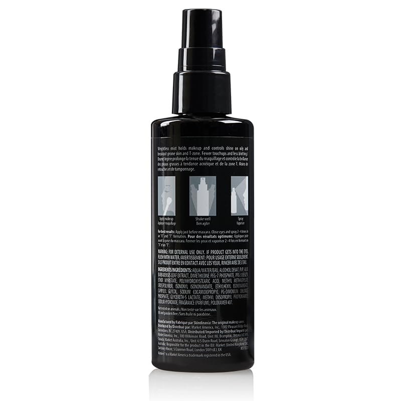 Motives® No More Shine Makeup Setting Spray: Controls Surface Shine, Absorbs Excess Oil for a Matte Finish - Long-Lasting Makeup Hold. (4 fl. oz.)