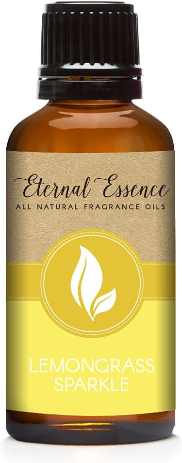 Eternal Essence Oils Lemongrass Sparkle 30ml All Natural Fragrance Oil - for Candle, Soap Making, Aromatherapy, Diffusers, Home Care, & Humidifiers