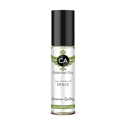 CA Perfume Impression of Dolce for Women Eau De Parfum Floral Fruity Gourmand Scent Long Lasting Perfumes for Women Travel Size TSA Ready for Day and Night Wear 0.33 Fl Oz 10ml
