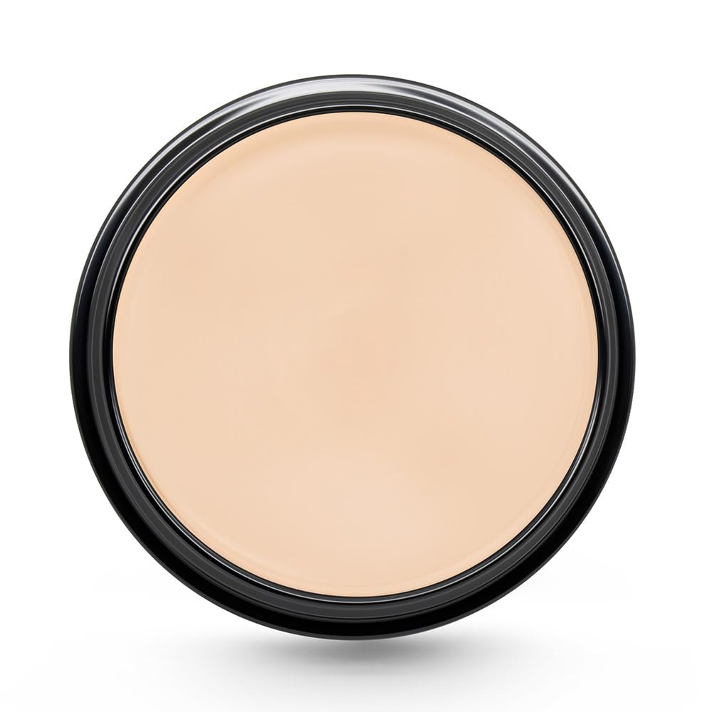 Graftobian HD Glamour Crème Foundation 1/2oz, Weightless Full Coverage Makeup, 65 Inclusive Shades, For All Skin Types, Natural or Full-Glam Looks, For Professionals and Beginners (Soft Peach)