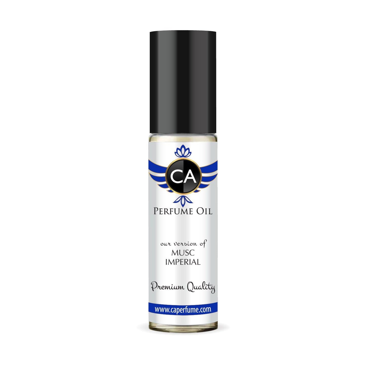 CA Perfume Impression of Musc Imperial Unisex Fragrance Oil Woody Floral Musk Scent Long Lasting Perfumes for Women & Men Travel Size TSA Ready Mini Parfum Body Oil Roll-on 0.33 Fl Oz 10ml