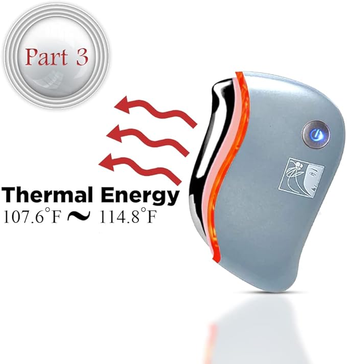 Electric Gua Sha Facial Tool | Face Massager 4-in-1 Multiple Function Gua Sha Electric Massager Treatment for The Face and Neck for Women