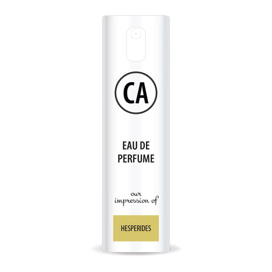 CA Perfume Impression of Hesperides Unisex Eau De Parfum Aromatic Scent Long Lasting Unisex Fragrance Travel Size TSA Ready for Day and Night Wear 0.33 Fl Oz 10ml