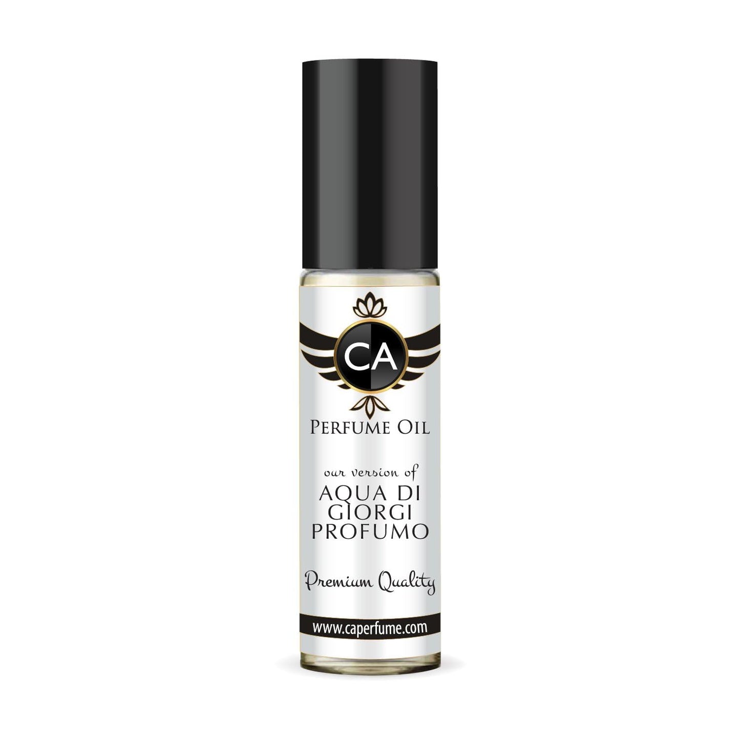 CA Perfume Impression of Aqua Di Giorgi Profumo for Men Eau De Parfum Aromatic Aquatic Scent Long Lasting Cologne for Men Travel Size TSA Ready for Day and Night Wear 0.33 Fl Oz 10ml