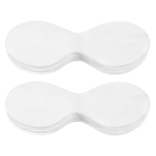 200 Sheets Disposable Facial Eye Mask Paper Non-Woven Eye Care Cotton Eye Pads Cosmetic Eye Patches Spa Eye Covers Beauty Sheets for Skincare Moisture Retention Makeup Prep DIY