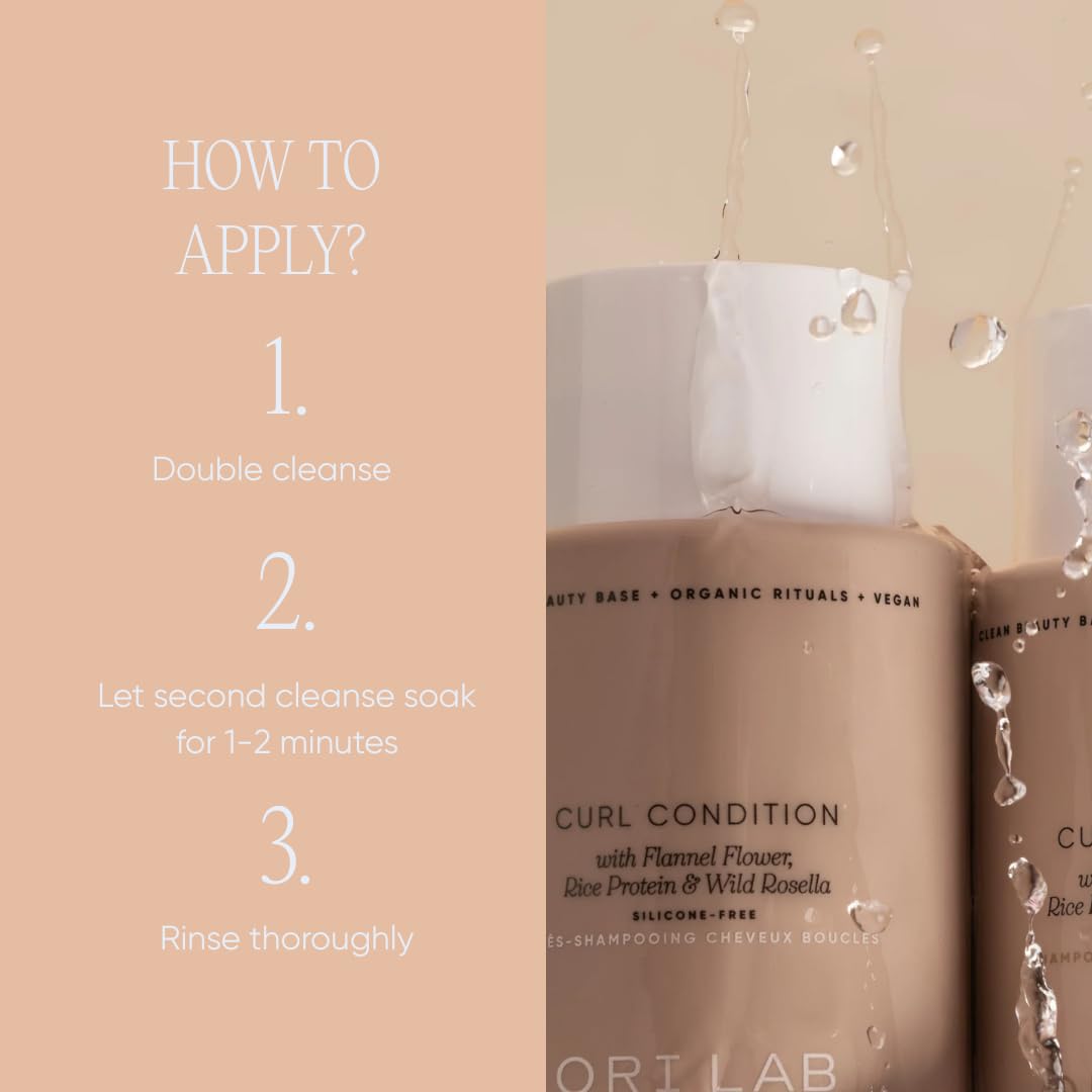 ORI LAB - Curl Cleanse 300ml - Silicone-Free Shampoo