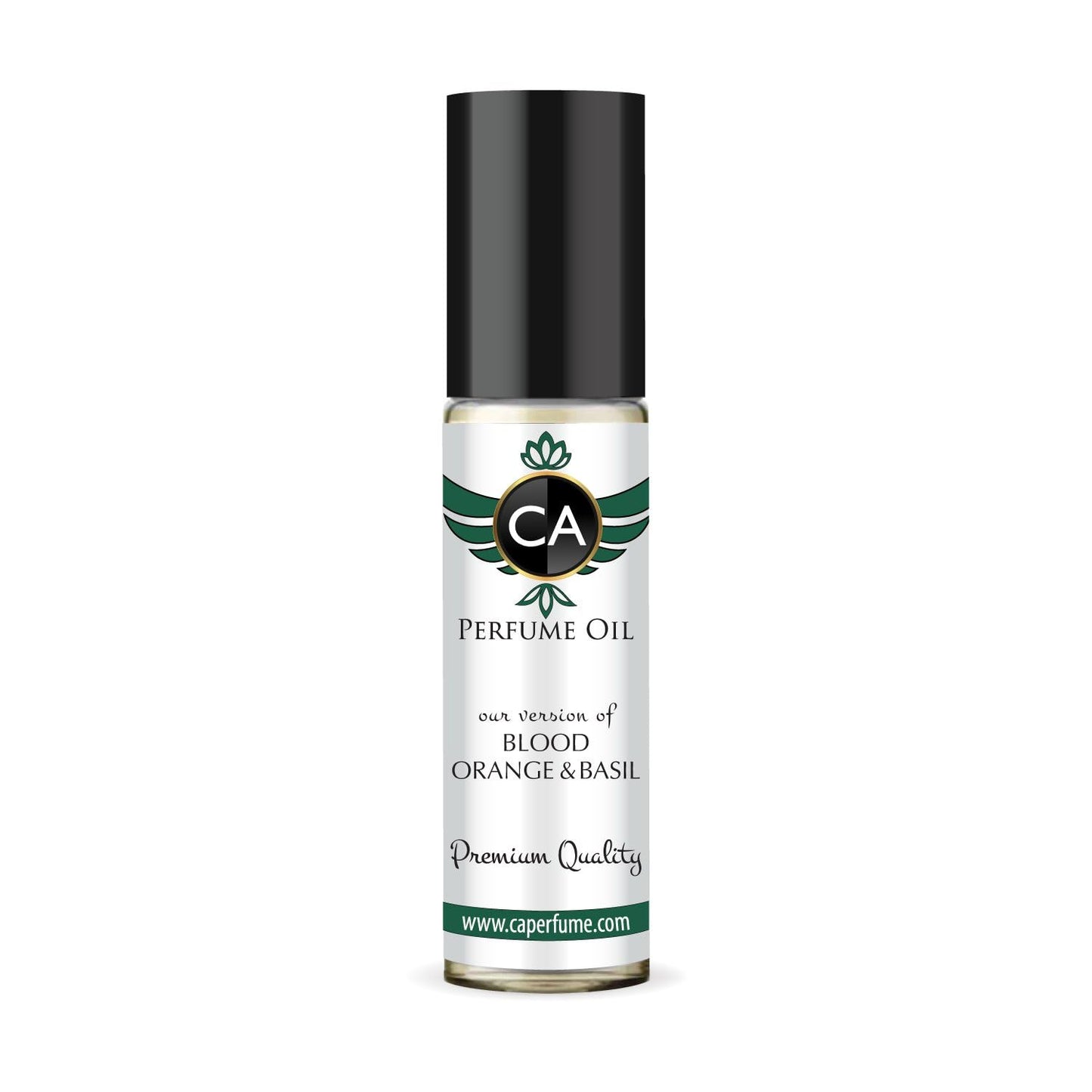 CA Perfume Impression of Blood Orange & Basil Unisex Fragrance Oil Citrus Aromatic Scent Long Lasting Perfumes for Women & Men Travel Size TSA Ready Mini Parfum Body Oil Roll-on 0.33 Fl Oz 10ml