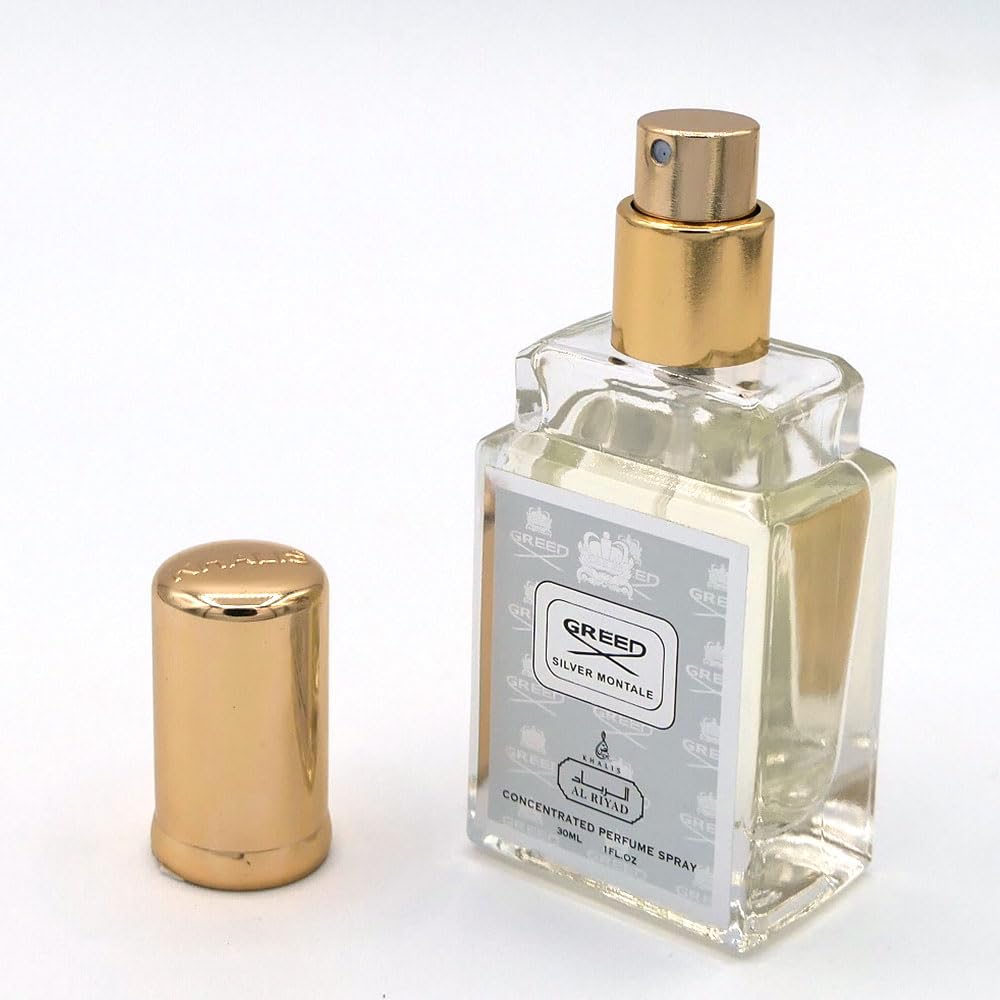 SILVER MONTALE Inspired by Creed Silver Mountain, 1.1 oz (30 mL) Eau De Parfum Spray, a fragrance that will leave a lasting impression by House of AL RIYAD Dubai