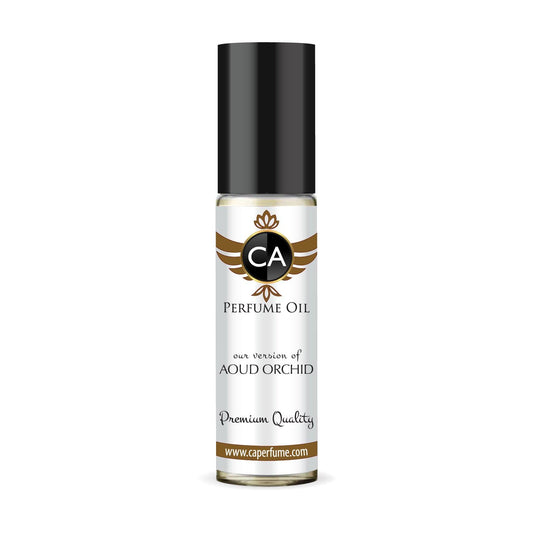 CA Perfume Impression of Aoud Orchid Unisex Fragrance Oil Amber Floral Scent Long Lasting Perfumes for Women & Men Travel Size TSA Ready Mini Parfum Body Oil Roll-on 0.33 Fl Oz 10ml