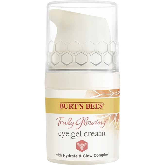 Burt's Bees Truly Glowing Eye Gel Cream Unisex 0.5 oz, White