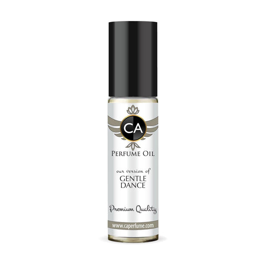 CA Perfume Impression of Gentle Dance Unisex Fragrance Oil Amber Woody Scent Long Lasting Perfumes for Women & Men Travel Size TSA Ready Mini Parfum Body Oil Roll-on 0.33 Fl Oz 10ml