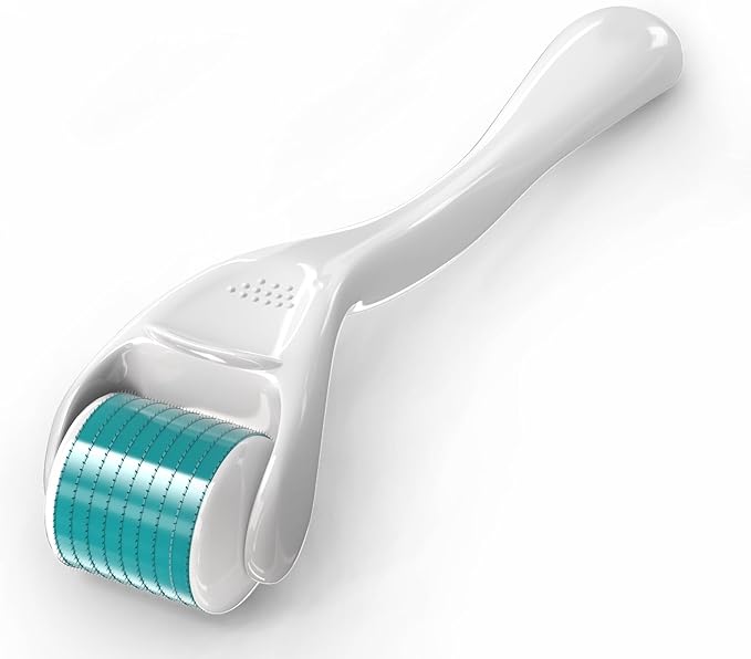 Derma Roller Beard Roller Microneedling Micro Needles Skin Face Roller 540 Stainless Steel for Hair Beard Facial Skin Face 540 Home Use with Storage Case