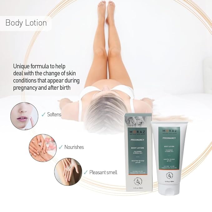 Moraz Pregnancy Body Lotion 5.1 oz | Rich in Herbal Extracts & Natural Oils