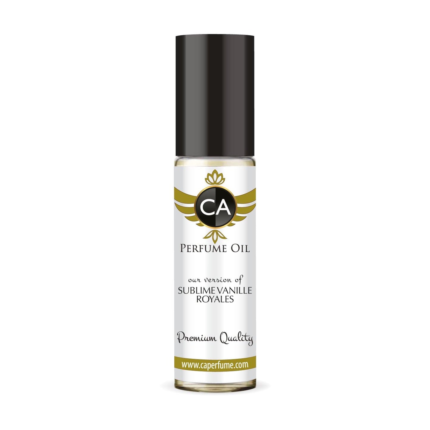 CA Perfume Impression of Sublime Vanille Royales Unisex Fragrance Oil Amber Vanilla Scent Long Lasting Perfumes for Women & Men Travel Size TSA Ready Mini Parfum Body Oil Roll-on 0.33 Fl Oz 10ml