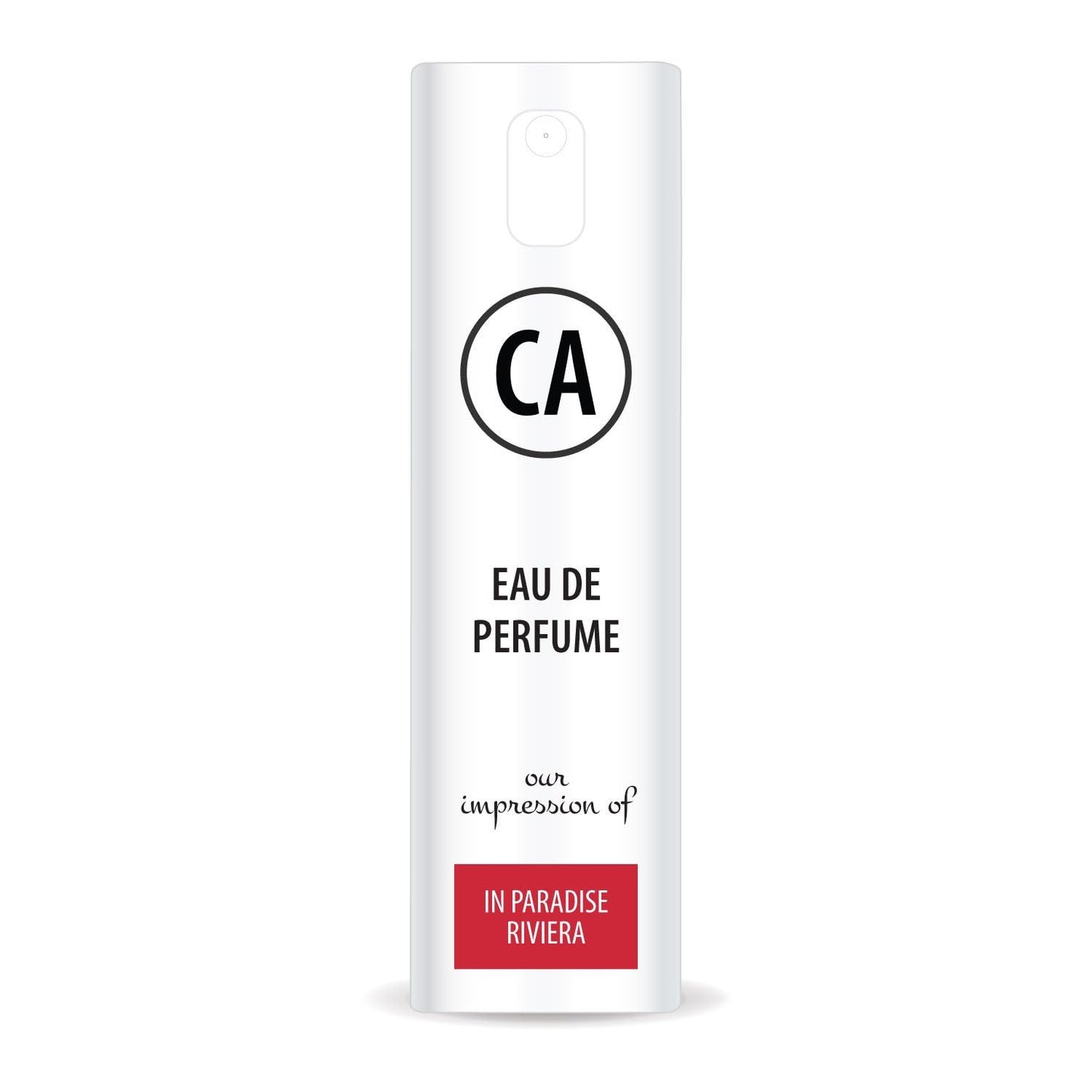 CA Perfume Impression of In Paradise Riviera Unisex Eau De Parfum Floral Woody Musk Scent Long Lasting Unisex Fragrance Travel Size TSA Ready for Day and Night Wear 0.33 Fl Oz 10ml