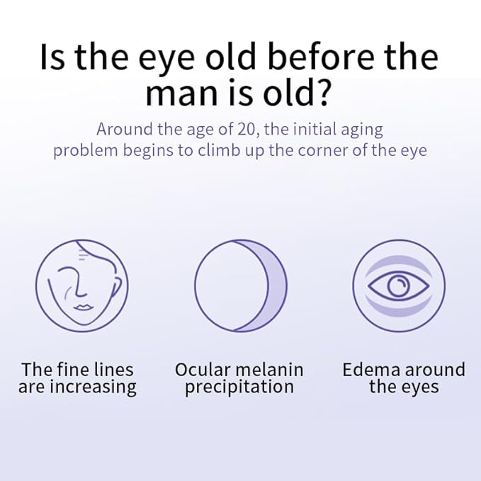 O'CHEAL Anti- Wrinkle Eye Cream With Roller Ball Quick Drying Hydrating Hyaluronic Acid Refreshing Eye Serum Fades Fine Line