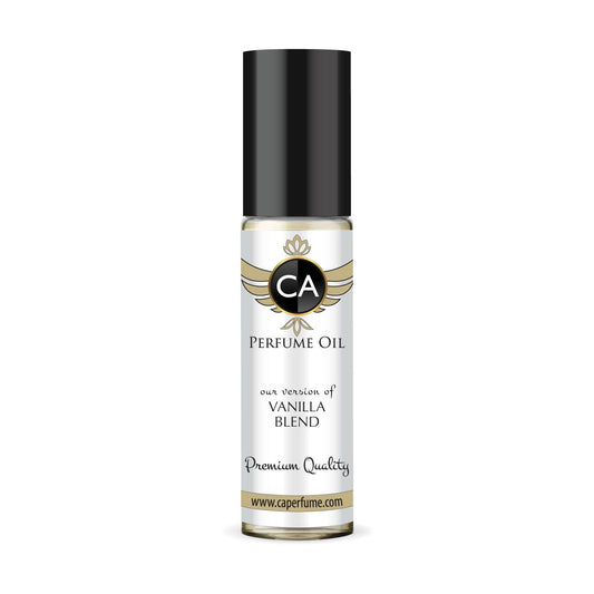 CA Perfume Impression of Vanilla Blend Unisex Fragrance Oil Amber Vanilla Scent Long Lasting Perfumes for Women & Men Travel Size TSA Ready Mini Parfum Body Oil Roll-on 0.33 Fl Oz 10ml