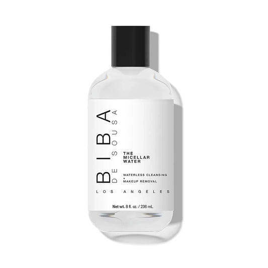 biba de sousa The Micellar Water, No-Rinse Cleanser & Facial Makeup Remover - Soothing Cleanser for Sensitive Skin - For All Skin Types (8oz)