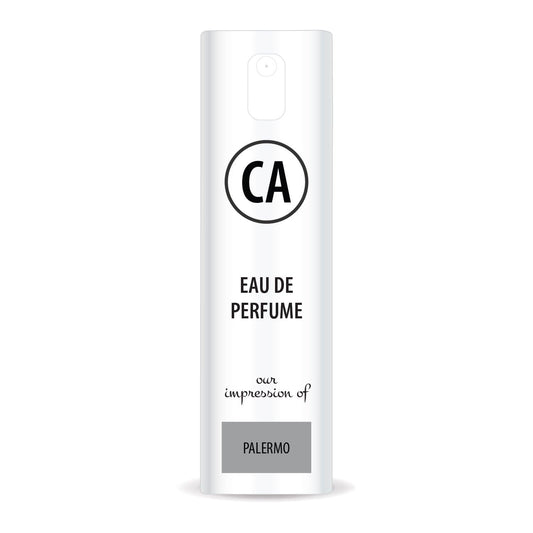 CA Perfume Impression of Palermo for Women Eau De Parfum Citrus Scent Long Lasting Perfumes for Women Travel Size TSA Ready for Day and Night Wear 0.33 Fl Oz 10ml