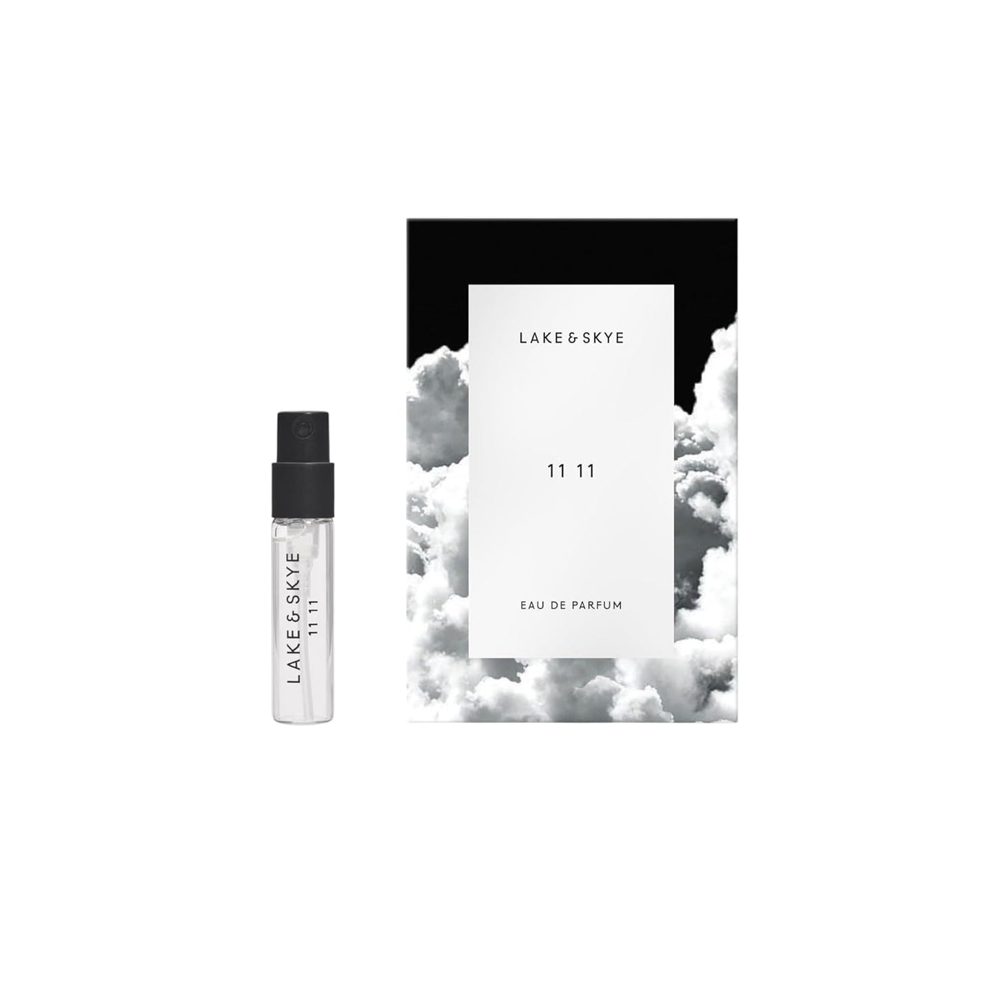 Lake & Skye 11 11 Eau de Parfum Vial Spray, 0.06 fl oz (2 ml) - Sheer & Uplifting Scent