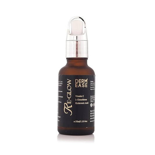 Re-Glow Face Serum for Wrinkles, Blemishes, Sunburn & Glowing Skin | Anti-Aging, Hydrating Formula | Skin Brightening & Repair Serum for All Skin Types (30ml)