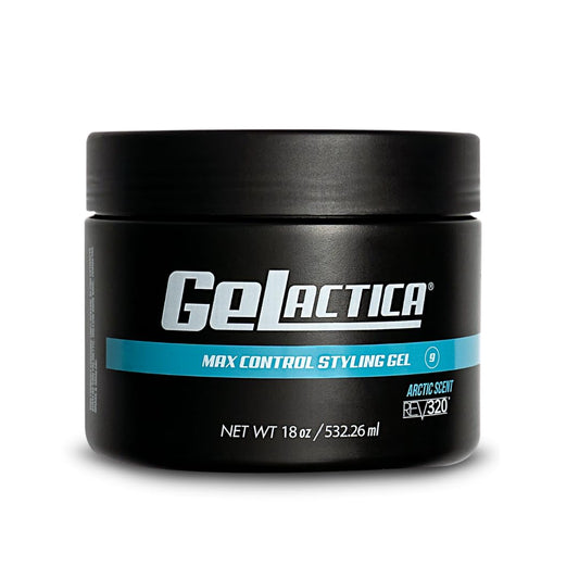 Max Control Hair Gel for Men, Alcohol-Free, Strong Hold Styling Gel, Natural Extracts for Long-Lasting Hold and Shine, Slick Back Hair Style 18 oz