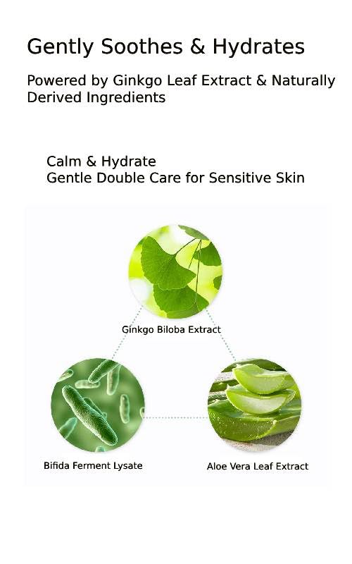 CHARMZONE Ginkgo Calming-in Serum – Korean Skincare for Sensitive Skin | Soothing & Hydrating Face Serum with Ginkgo Leaf Extract & Flavonoids for Protection & Revitalization (1.01 fl oz /30 ml)