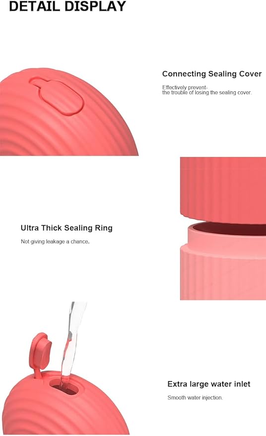 Facial Beauty Ice Roller Silicone Container, Skin Care Ice Massager for Firming and Beautiful Skin. (Blue)