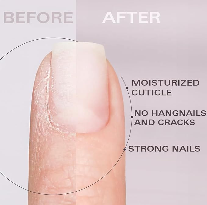 Nail Oil Cuticle Pen - Lemon - Nail Strengthener & Growth Serum with Vitamin A, D, E, B5, Grapeseed & Natural Oils - Repair for Brittle, Peeling, Thin Nails - Twist Brush Pen