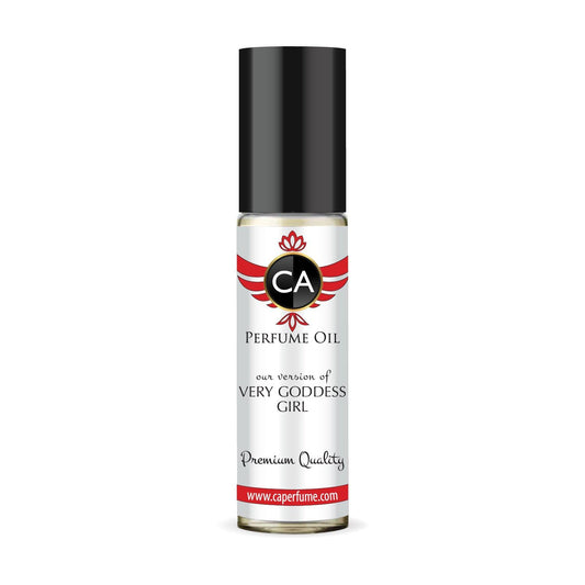 CA Perfume Impression of Very Goddess Girl for Women Fragrance Oil Floral Fruity Scent Long Lasting Perfumes for Women Travel Size TSA Ready Mini Parfum Body Oil Roll-on 0.33 Fl Oz 10ml