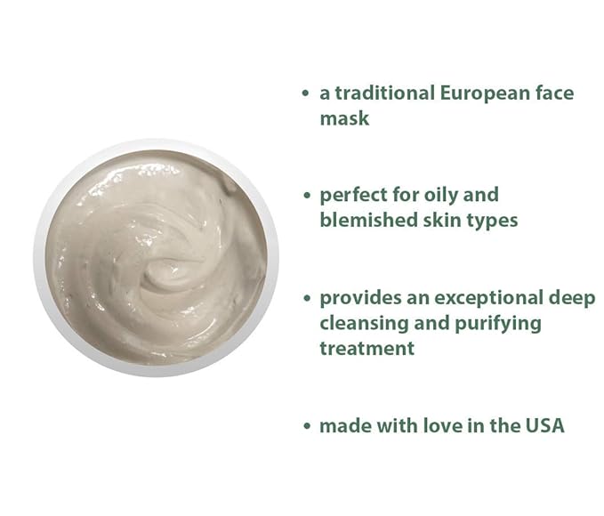 Raya Blemish Control Masque (709) | European Facial Treatment Mask for Oily and Break-Out Skin | Helps Calm Inflammations and Minimize Pores