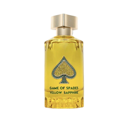 Jo Milano Game Of Spades Yellow Sapphire Parfum Spray for Unisex, 3.0 Ounce