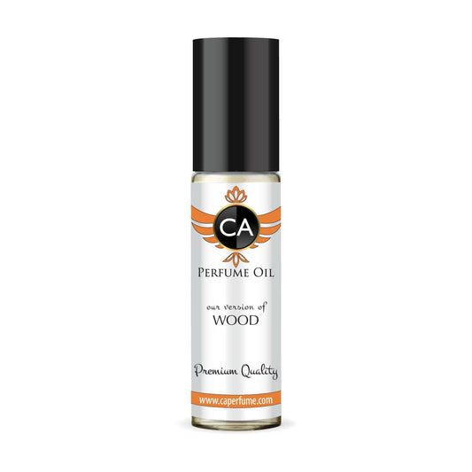 CA Perfume Originals Wood Unisex Fragrance Oil Woody Scent Long Lasting Perfumes for Women & Men Travel Size TSA Ready Mini Parfum Body Oil Roll-on 0.33 Fl Oz 10ml