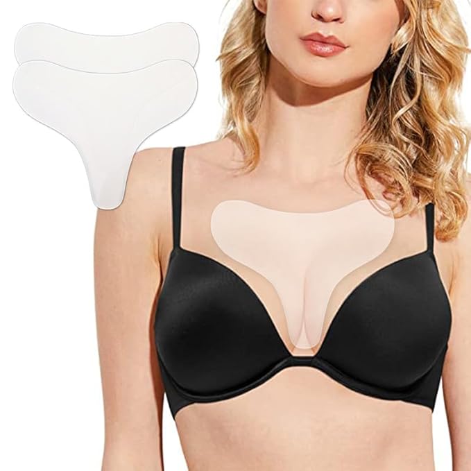 2 PACK - Chest Wrinkle Pads-Decollete Anti Wrinkle Chest Pads - Silicone Patches for Wrinkles - Reusable Wrinkle Pads for Chest 13