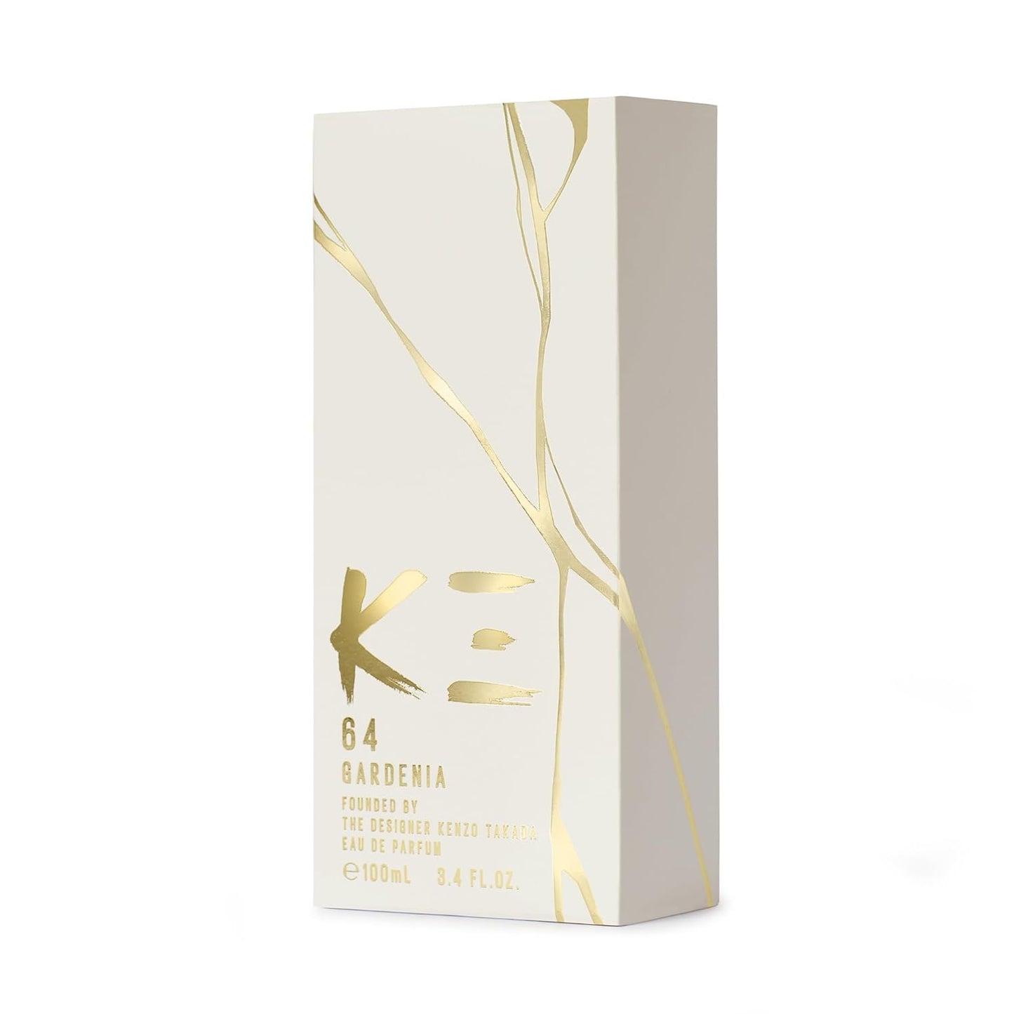 K-3 64 Gardenia Eau de Parfum - Unisex Perfume with Rose, Jasmine & Gardenia Scent Notes - 100 ml/3.4 oz