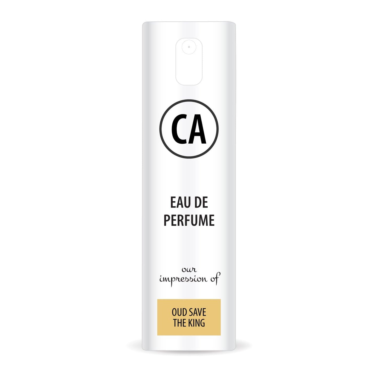 CA Perfume Impression of Oud Save The King Unisex Eau De Parfum Amber Scent Long Lasting Unisex Fragrance Travel Size TSA Ready for Day and Night Wear 0.33 Fl Oz 10ml