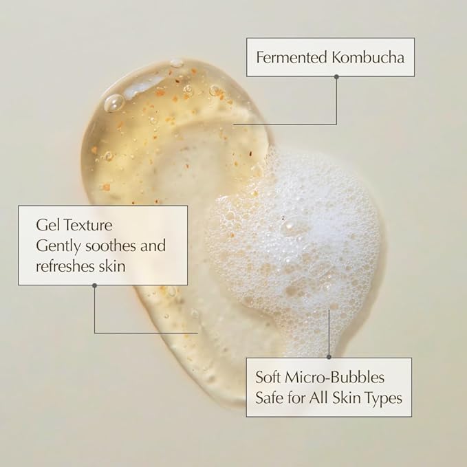 KAINE Kombu Hydrating Daily Cleanser | Deep Pore Gentle Face Cleanser for Dry & Sensitive Skin, Korean Skin Care 5.46 fl oz/155g